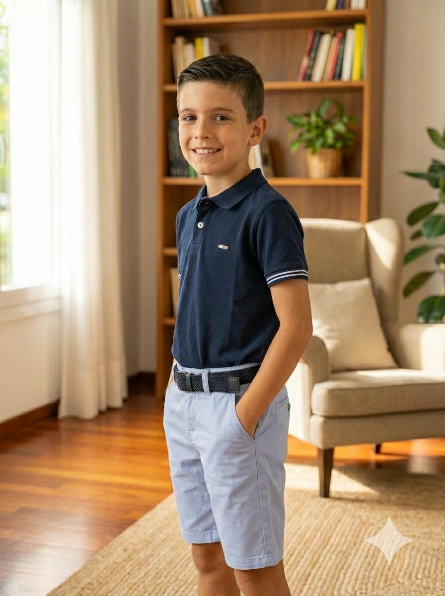 Polo Manga Corta Algodón