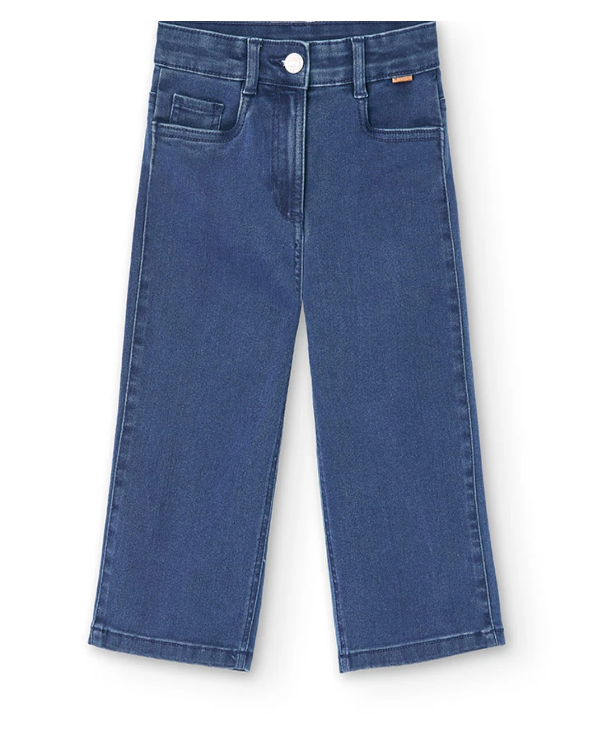 Pantalón Denim Elástico De Niña