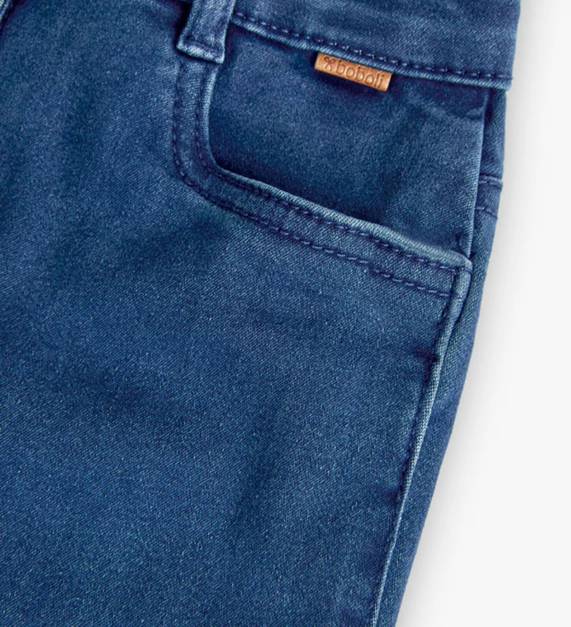 Pantalón Denim Elástico De Niña