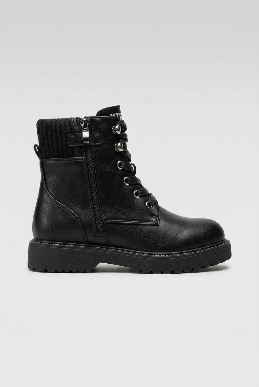 Bota motera cremallera