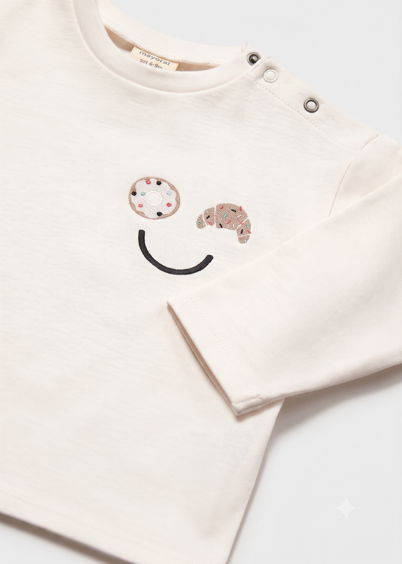 Camiseta manga larga unisex bebé