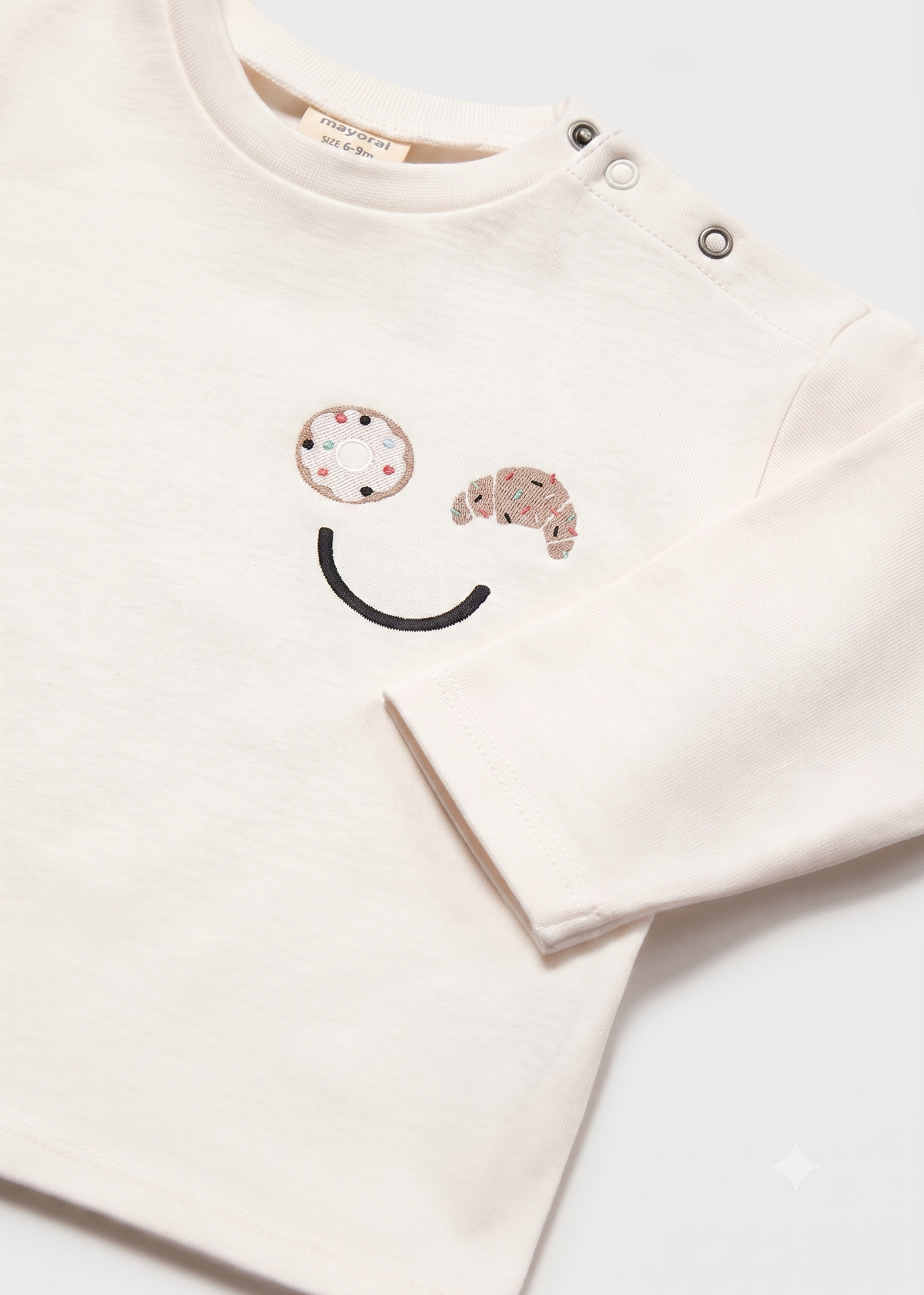 Camiseta manga larga unisex bebé