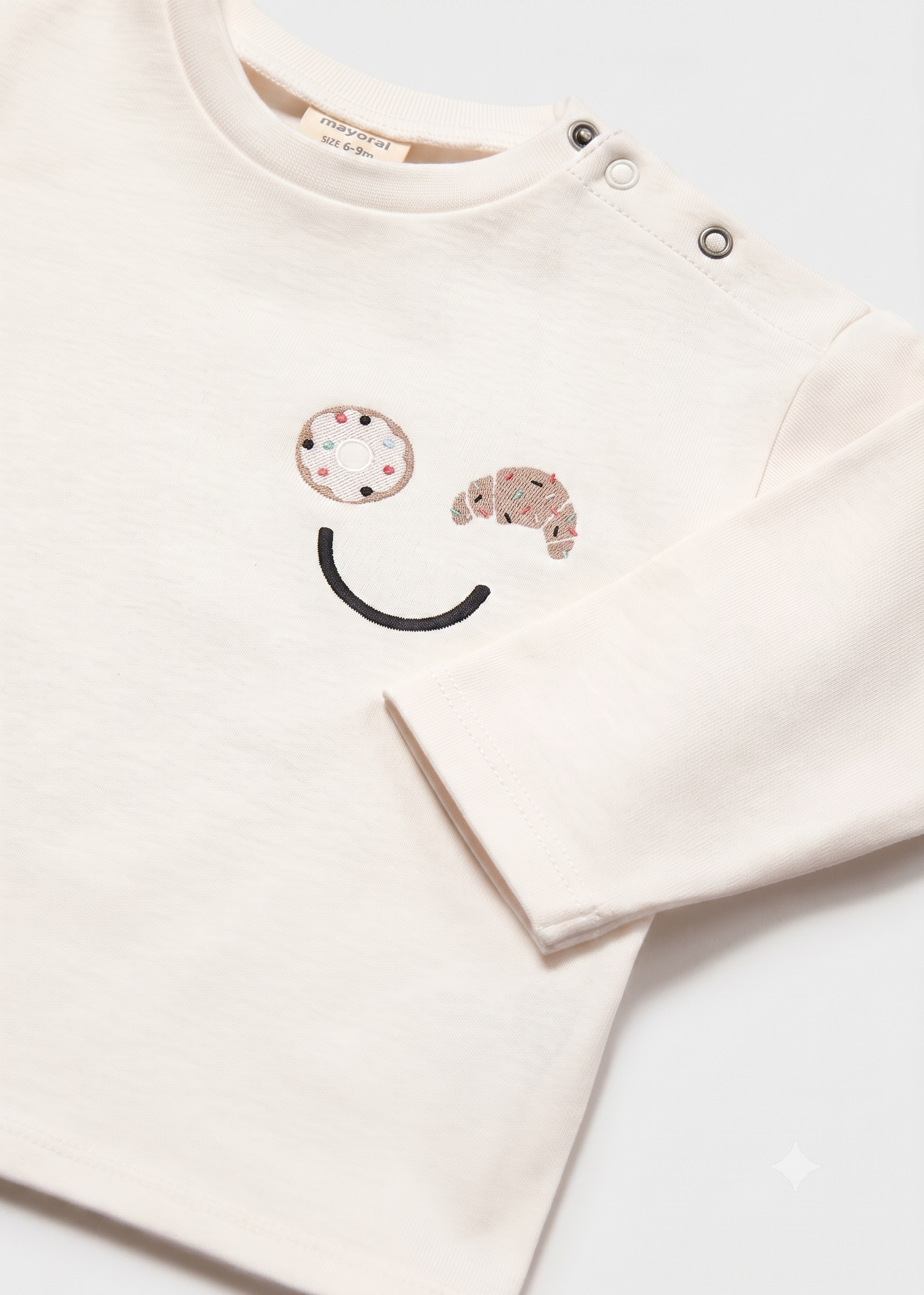 Camiseta manga larga unisex bebé