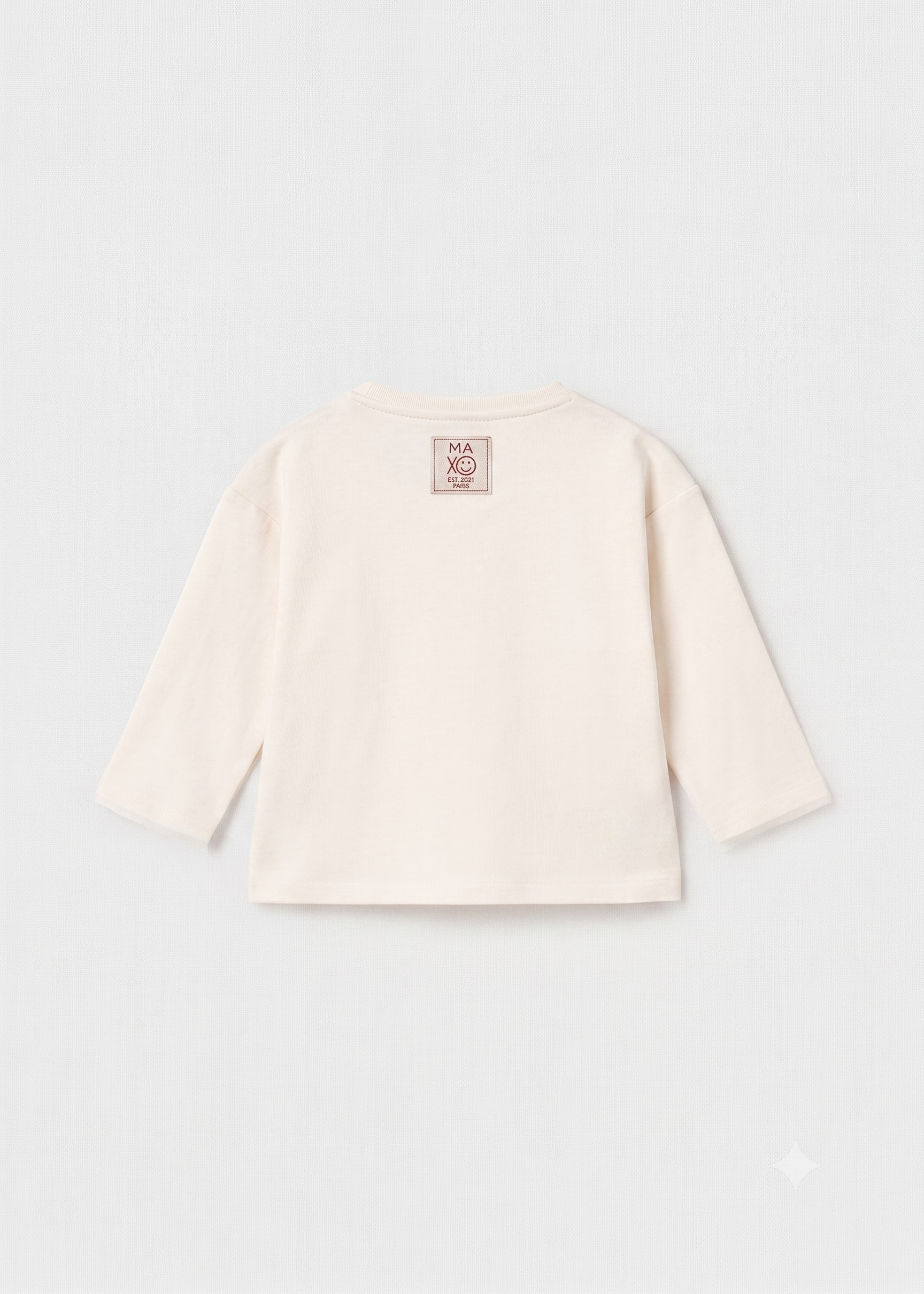 Camiseta manga larga unisex bebé