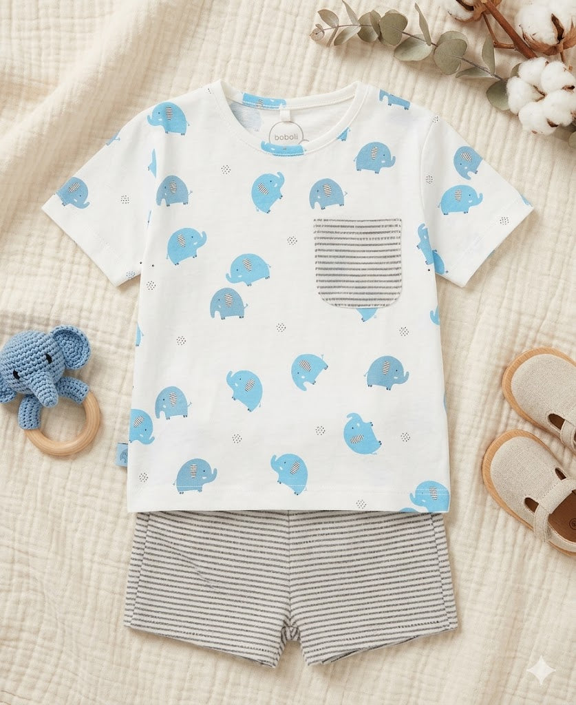 Conjunto punto combinado de bebé