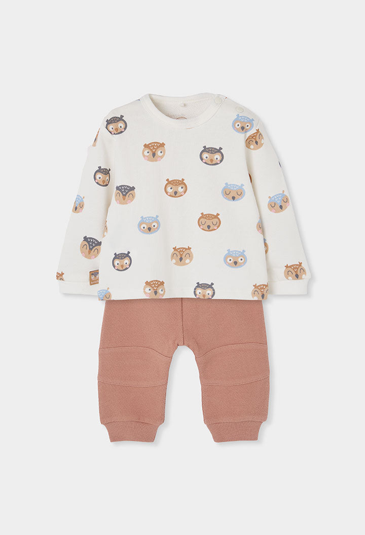 Conjunto punto de bebé niño