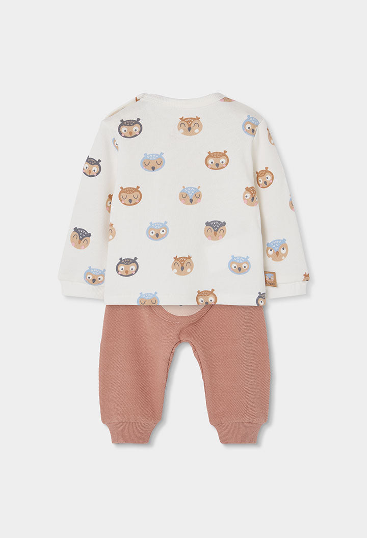 Conjunto punto de bebé niño