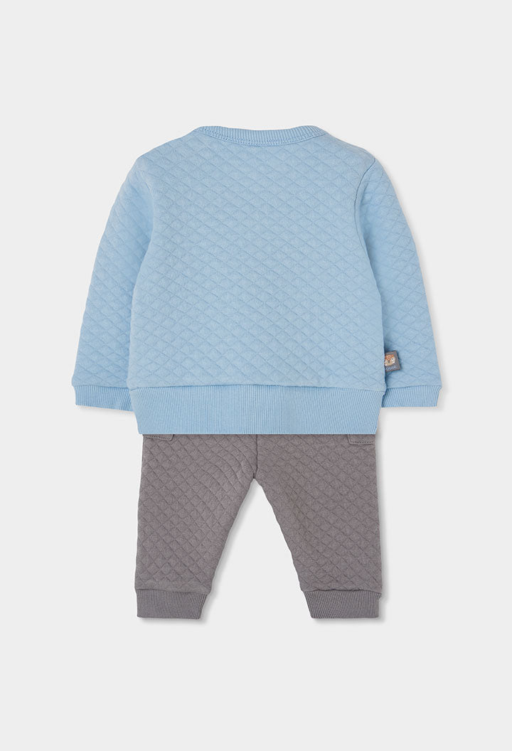 Conjunto punto de bebé niño