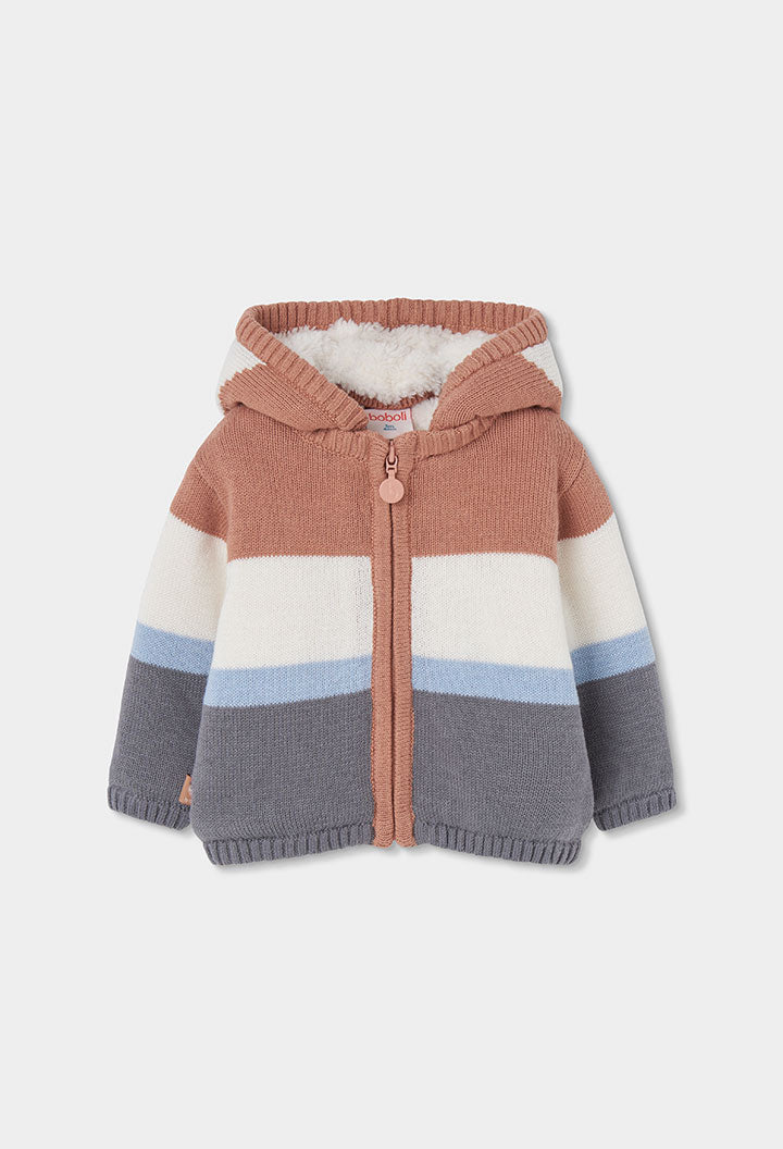 Chaqueta tricotosa de bebé niño