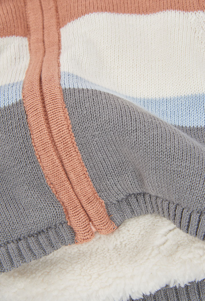 Chaqueta tricotosa de bebé niño