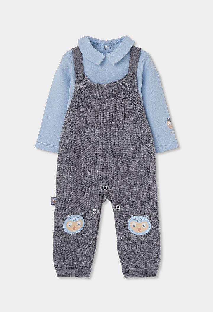 Conjunto punto de bebé niño