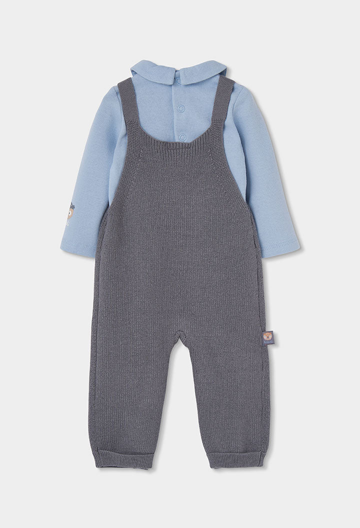 Conjunto punto de bebé niño