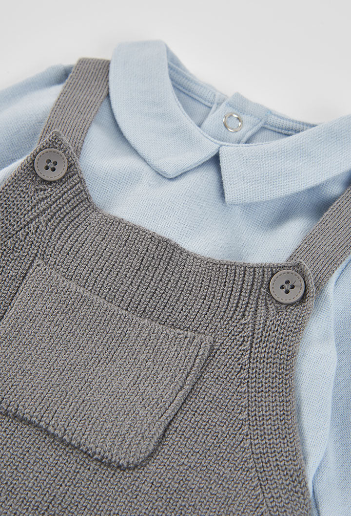 Conjunto punto de bebé niño