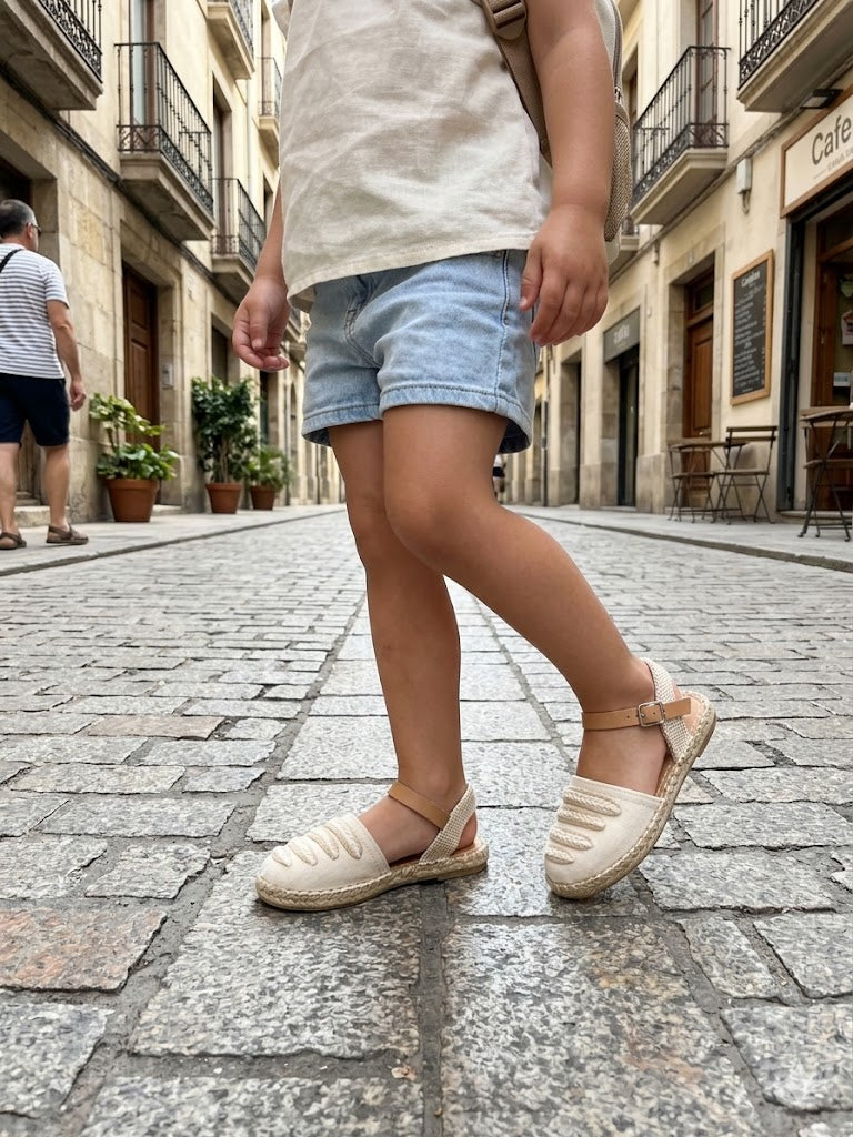 Alpargata De Niña Beige