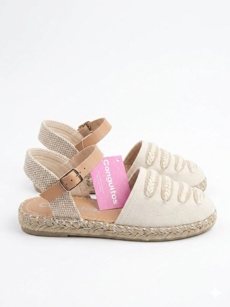Alpargata De Niña Beige