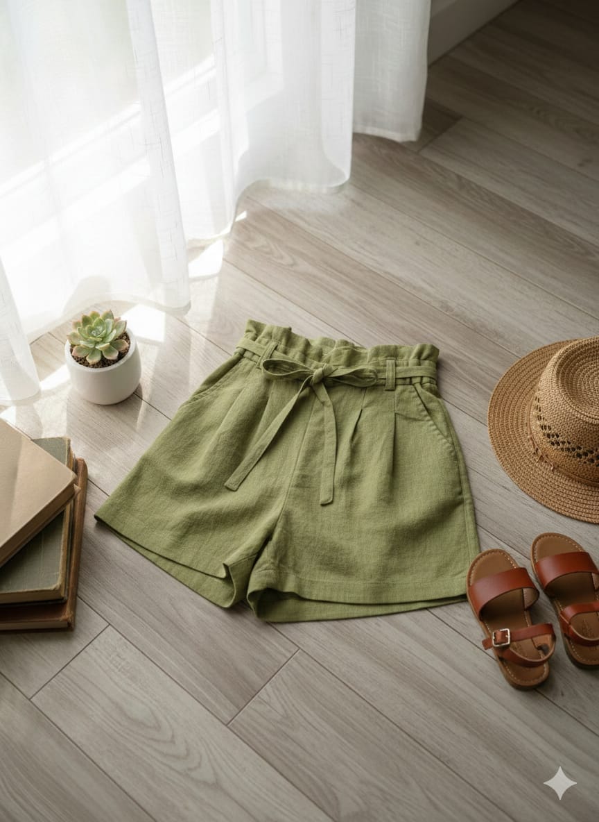 Bermuda Niña Pistacho