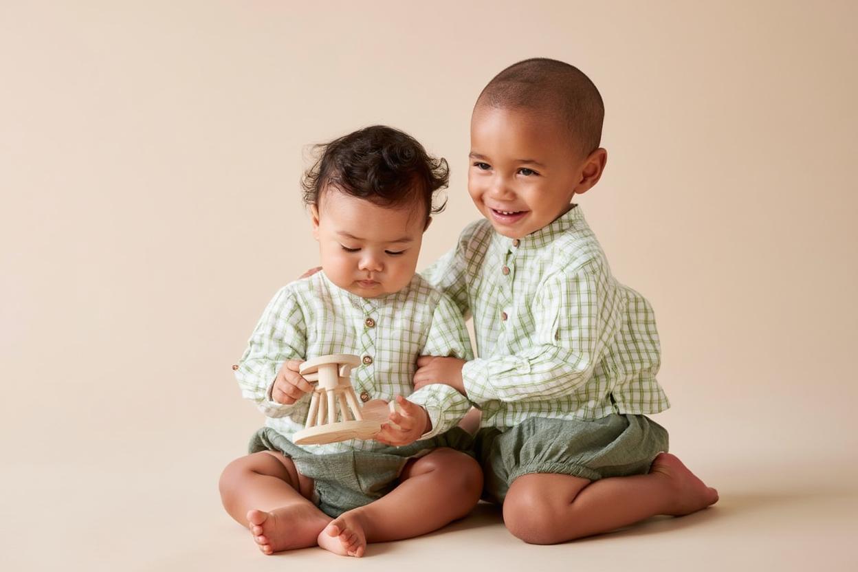 Conjunto Bebé Niño Camisa Y Short