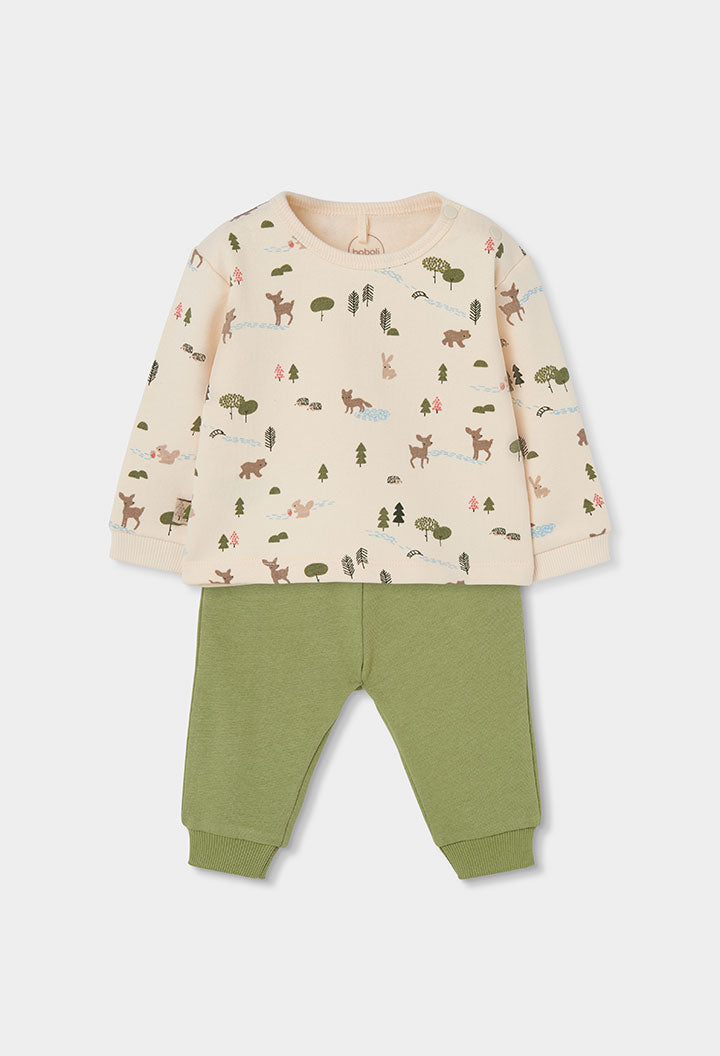 Conjunto punto de bebé niño