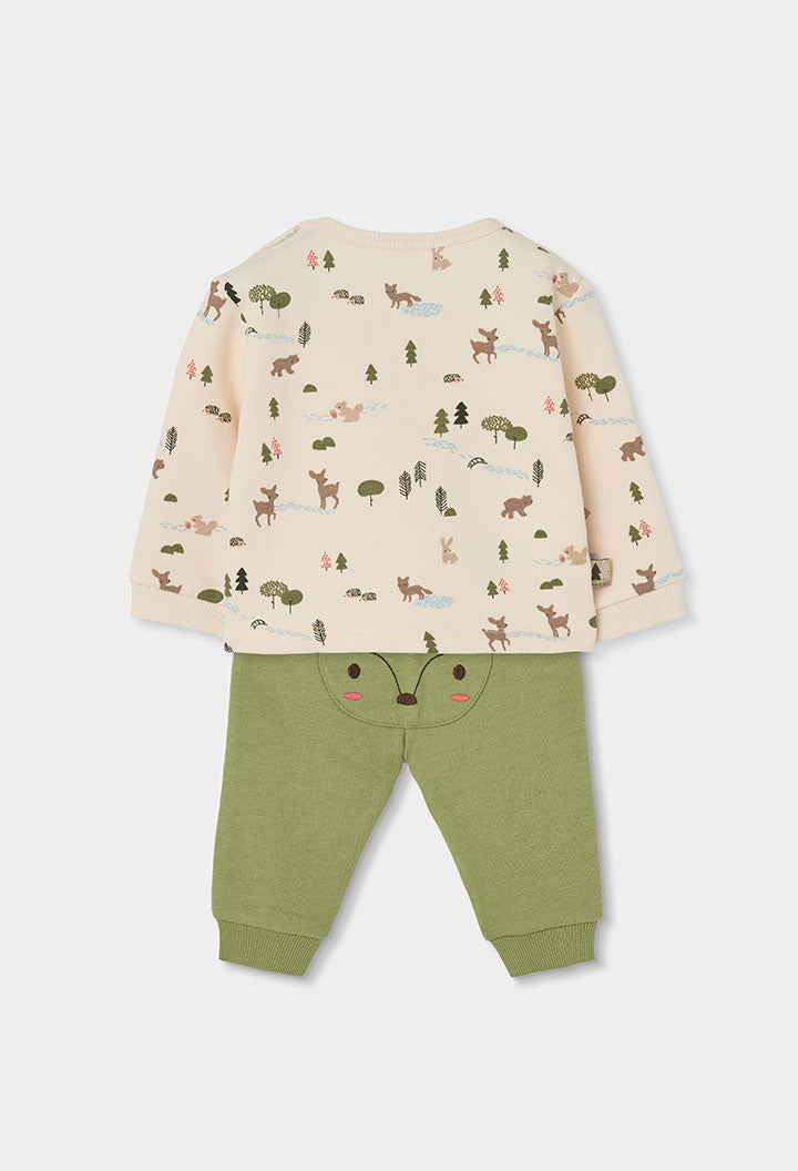 Conjunto punto de bebé niño
