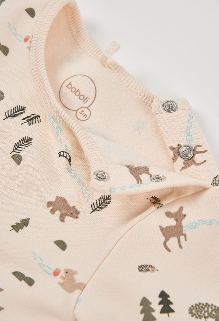 Conjunto punto de bebé niño