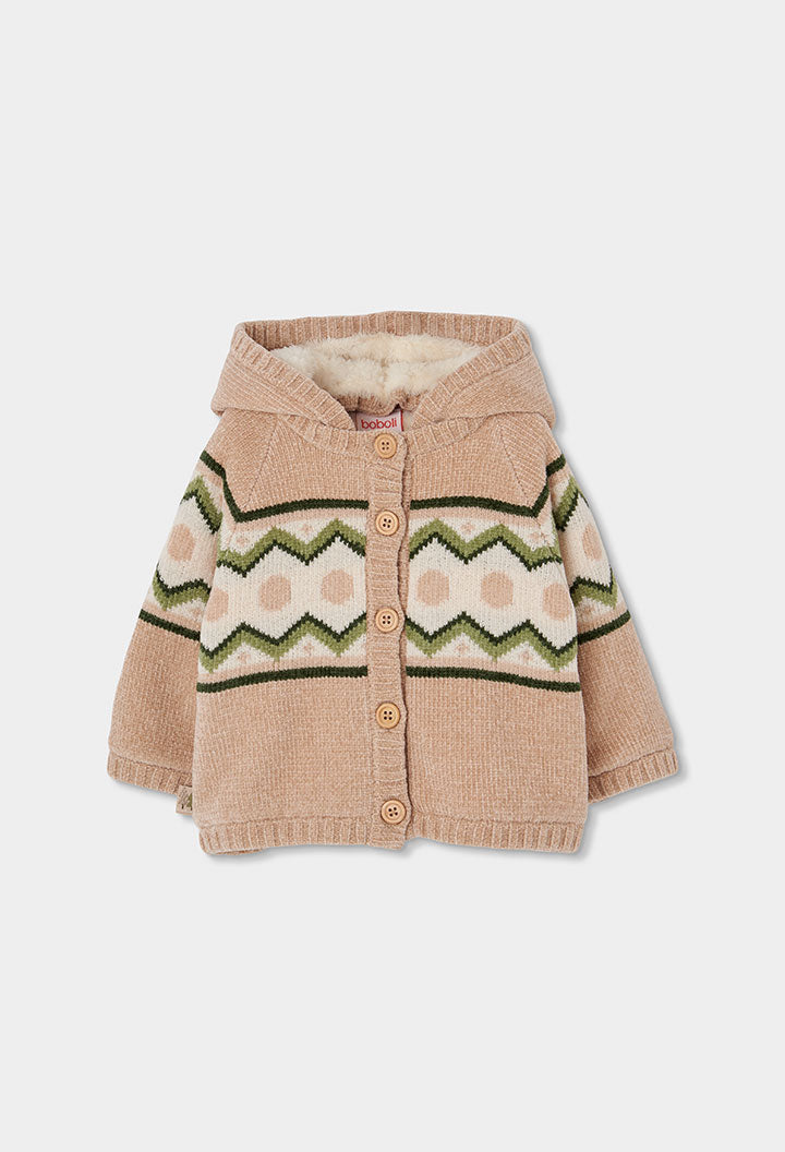 Chaqueta tricotosa de bebé niño
