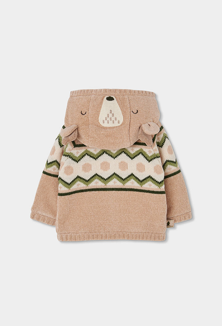 Chaqueta tricotosa de bebé niño
