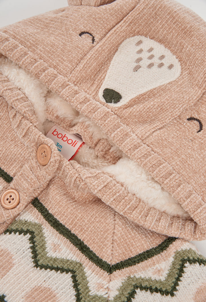 Chaqueta tricotosa de bebé niño