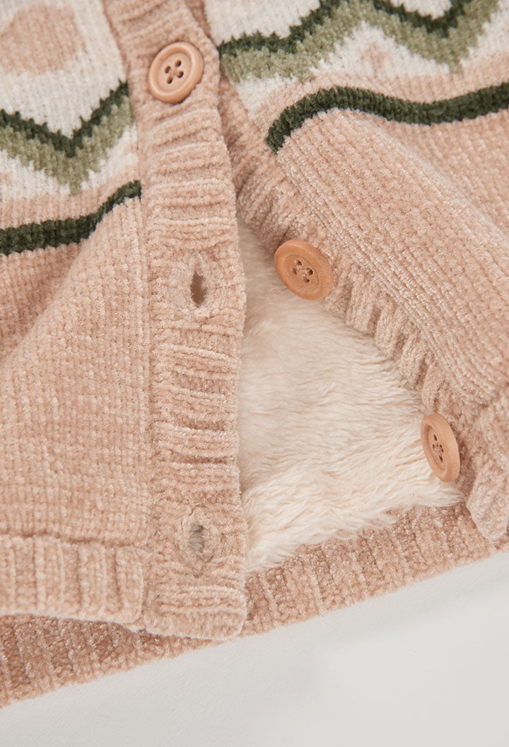 Chaqueta tricotosa de bebé niño