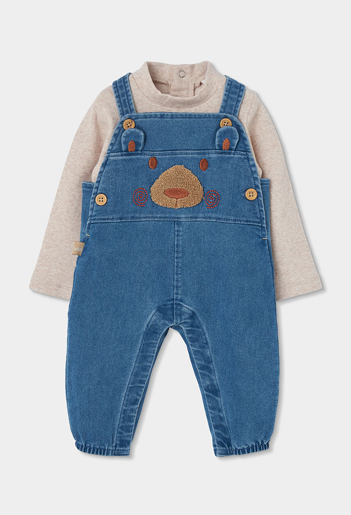 Conjunto punto de bebé niño