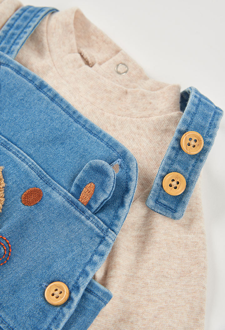Conjunto punto de bebé niño