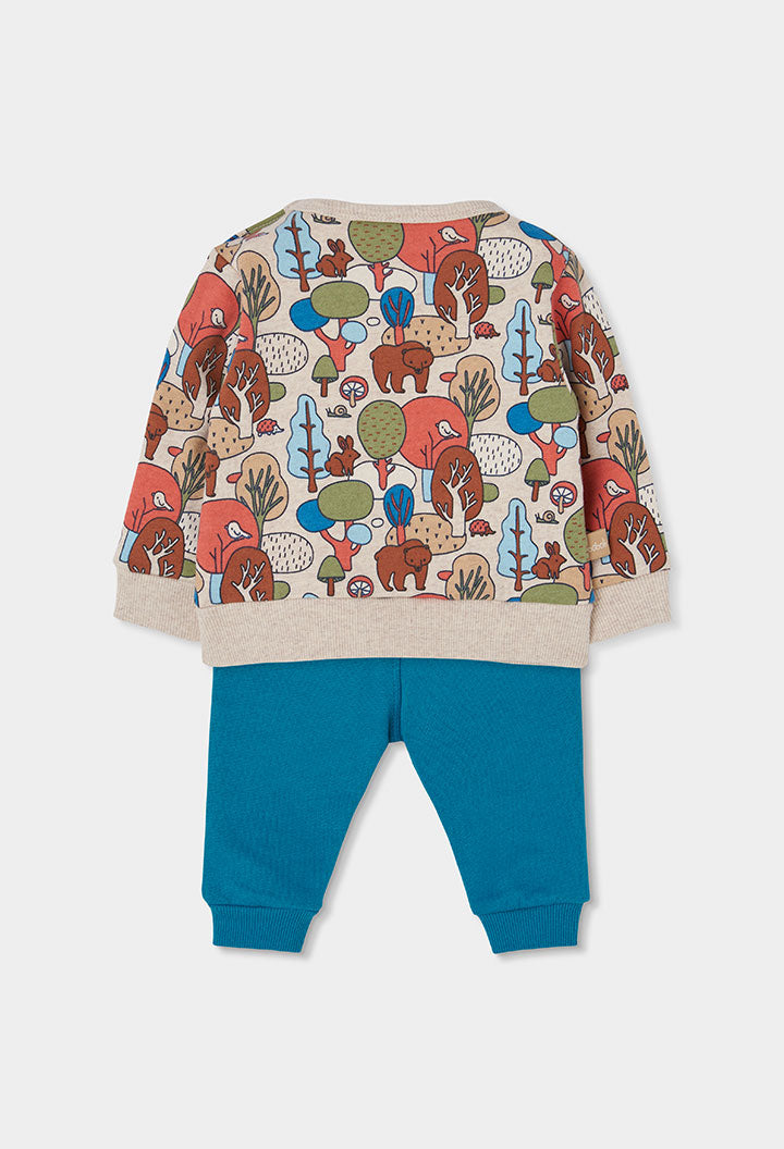 Conjunto punto de bebé niño