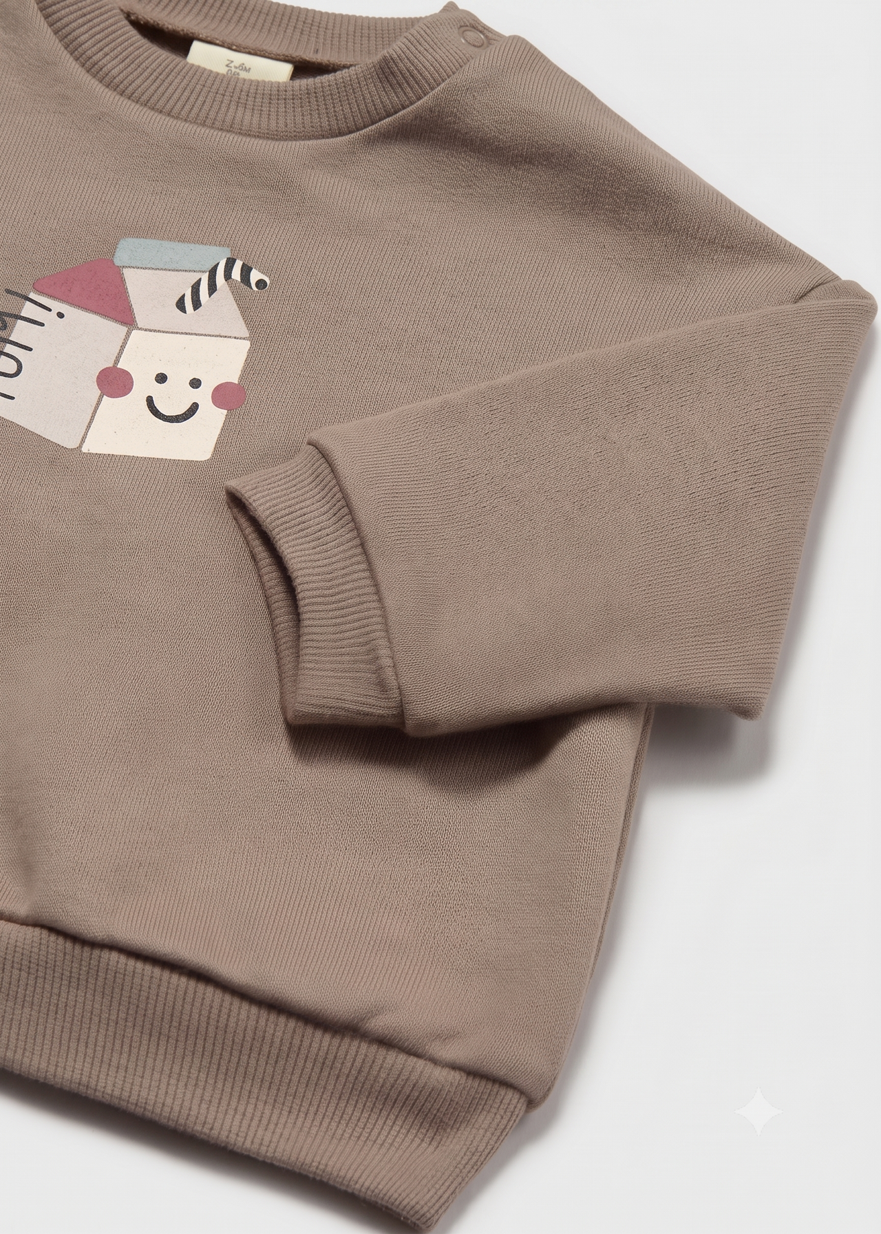 Sudadera manga larga bebé unisex.