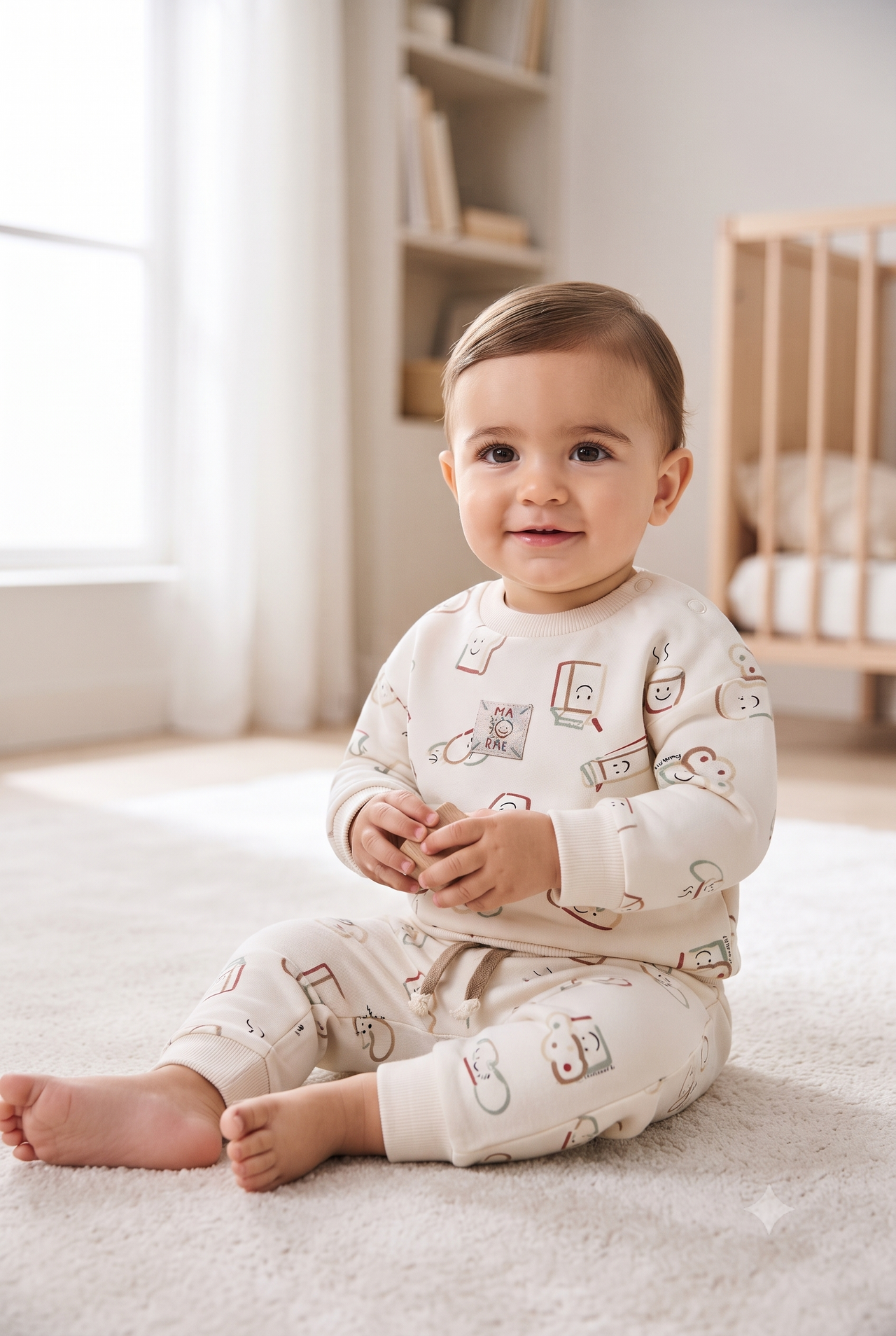 Sudadera bebé unisex.