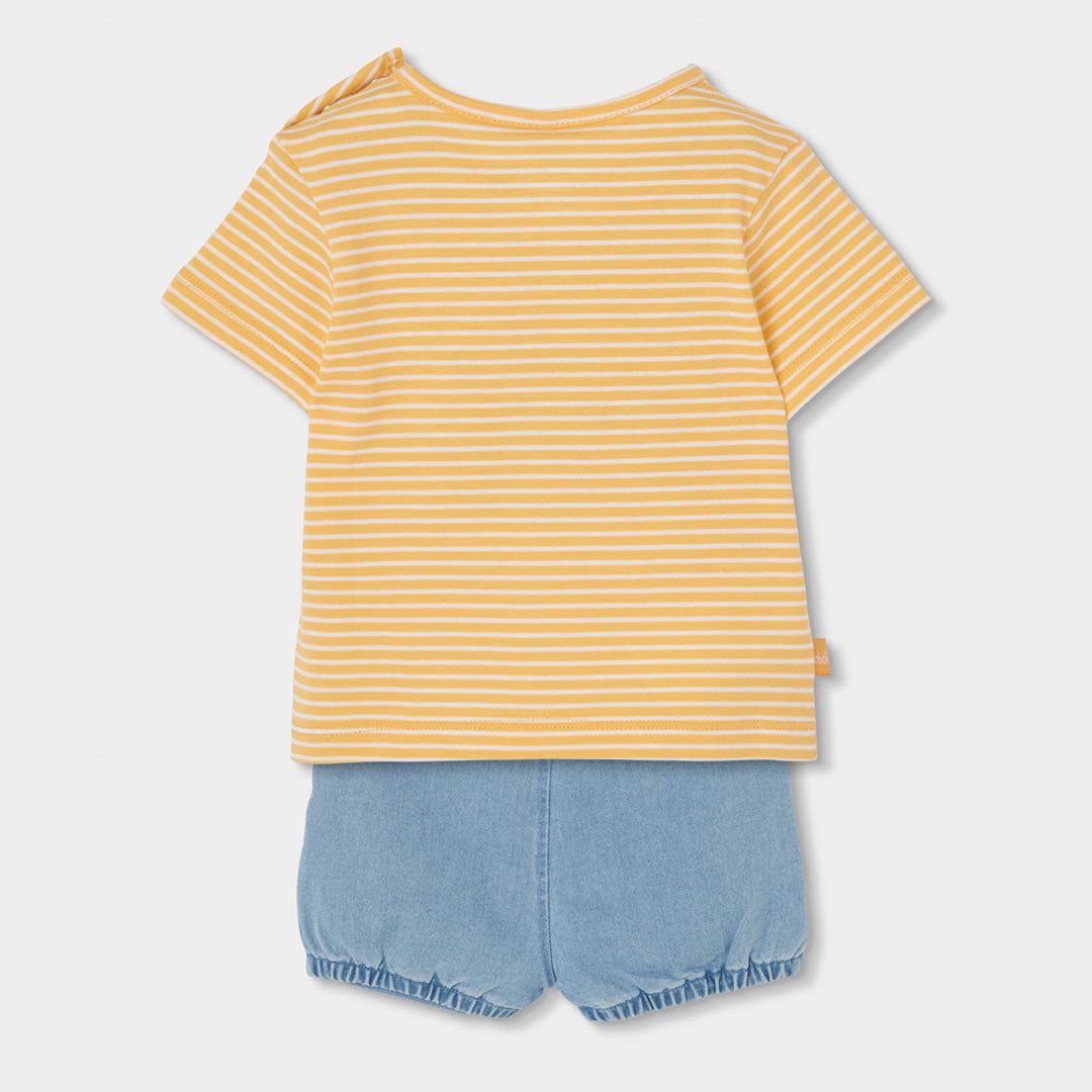 Conjunto punto de bebé niño