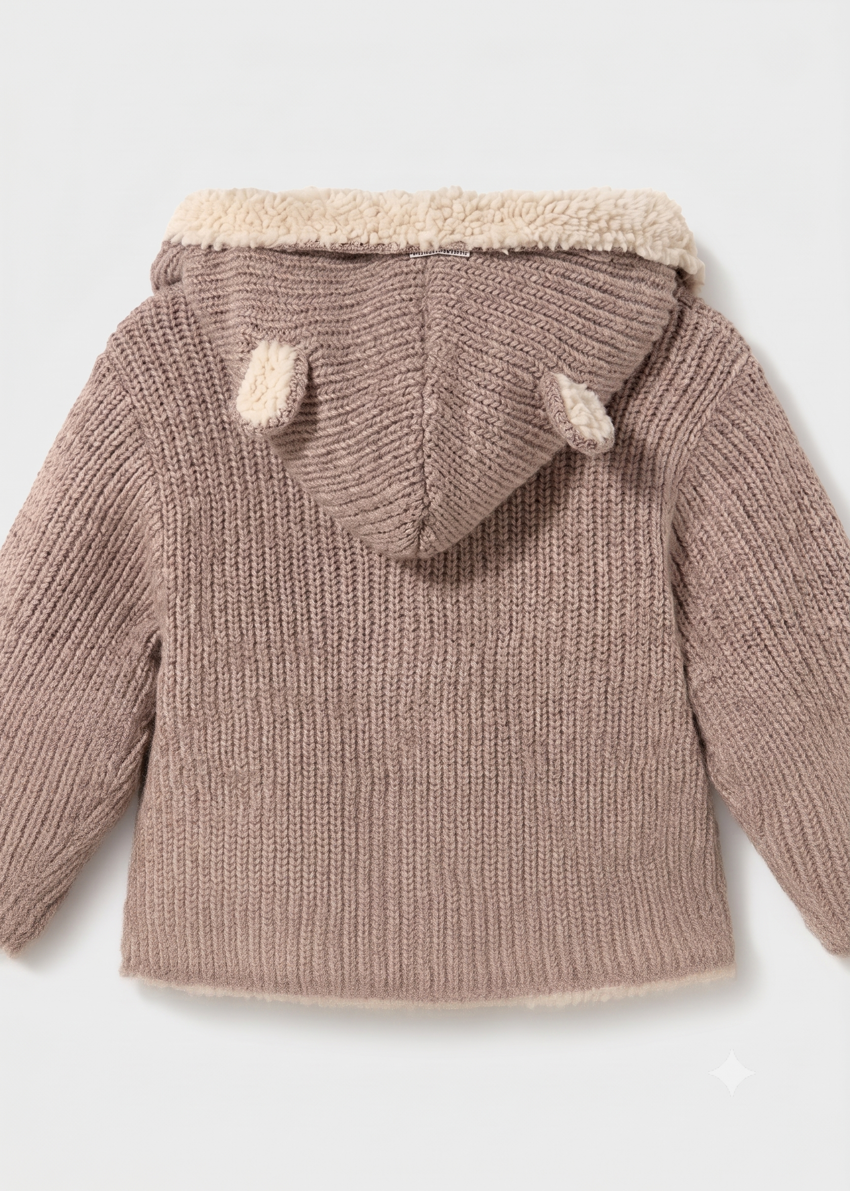 Canguro tricot reversible bebé niña.