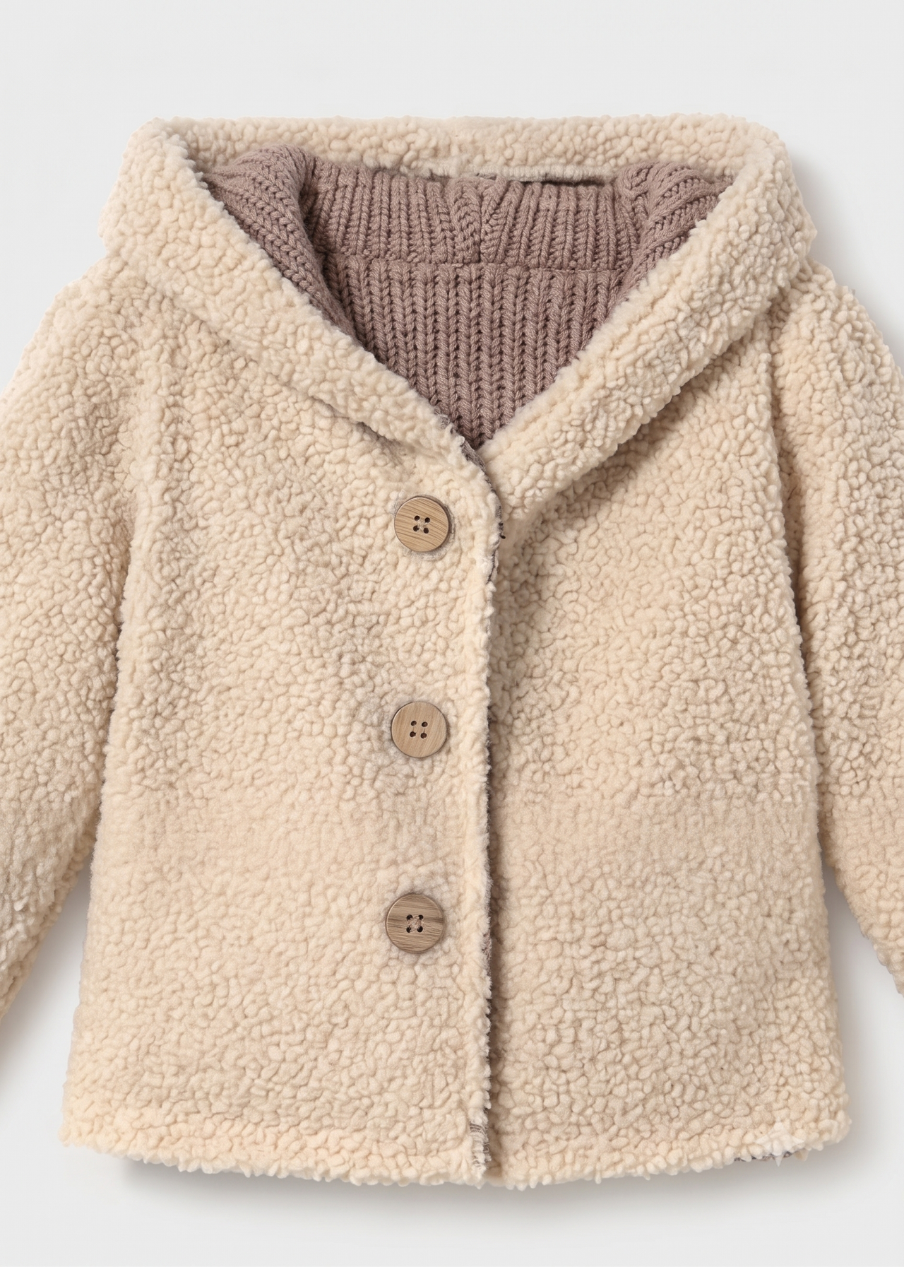 Canguro tricot reversible bebé niña.