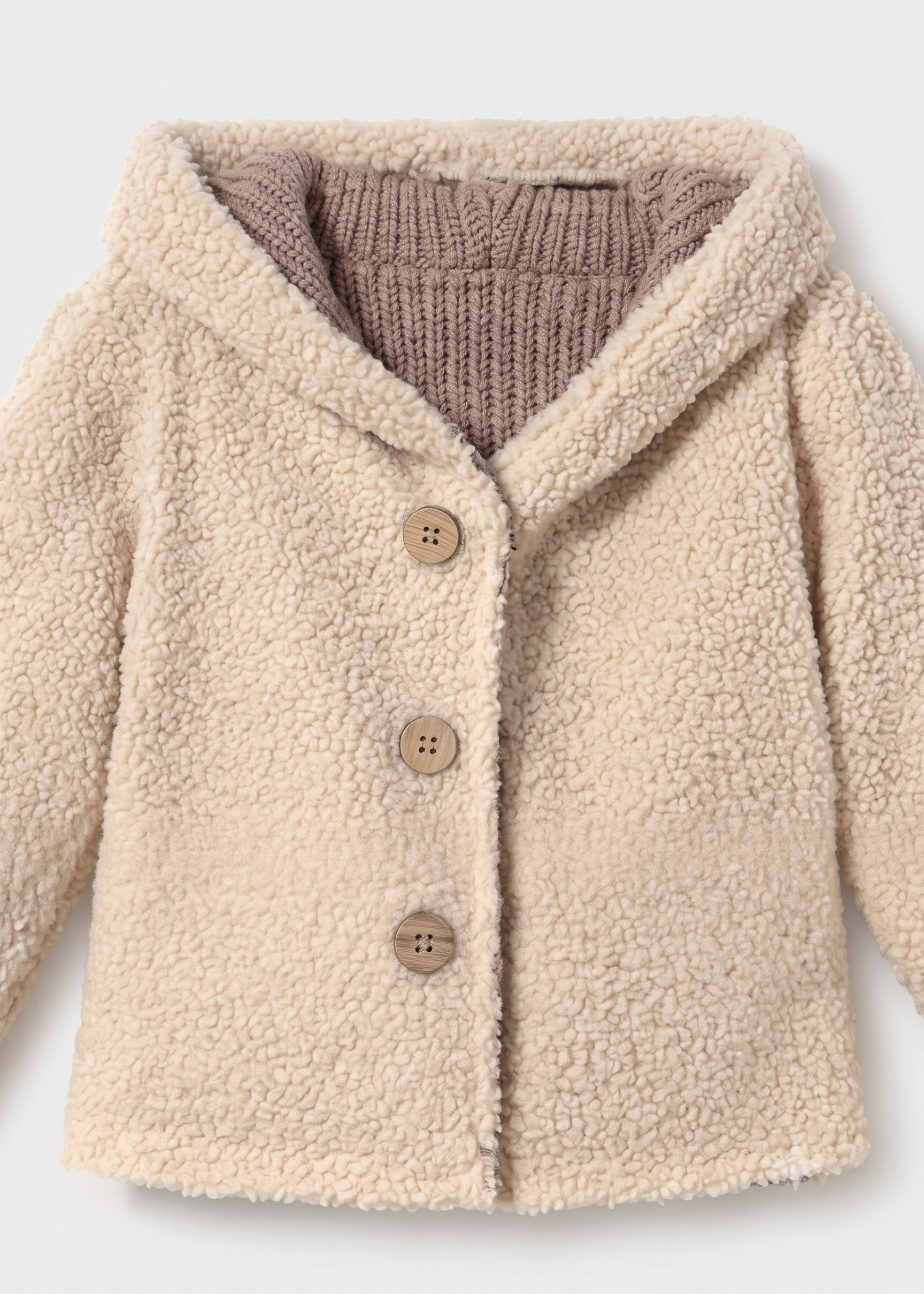 Canguro tricot reversible bebé niña.