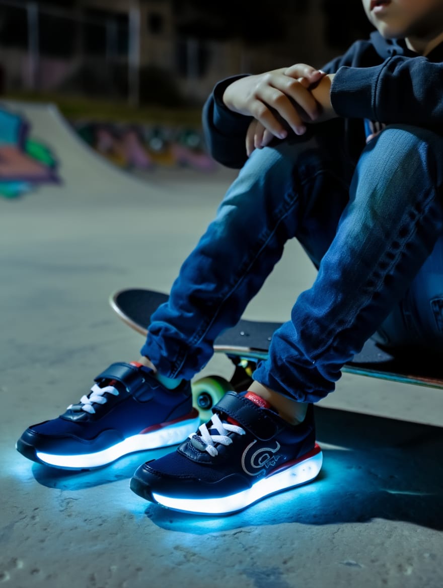 Zapatilla Deportiva Con Luz