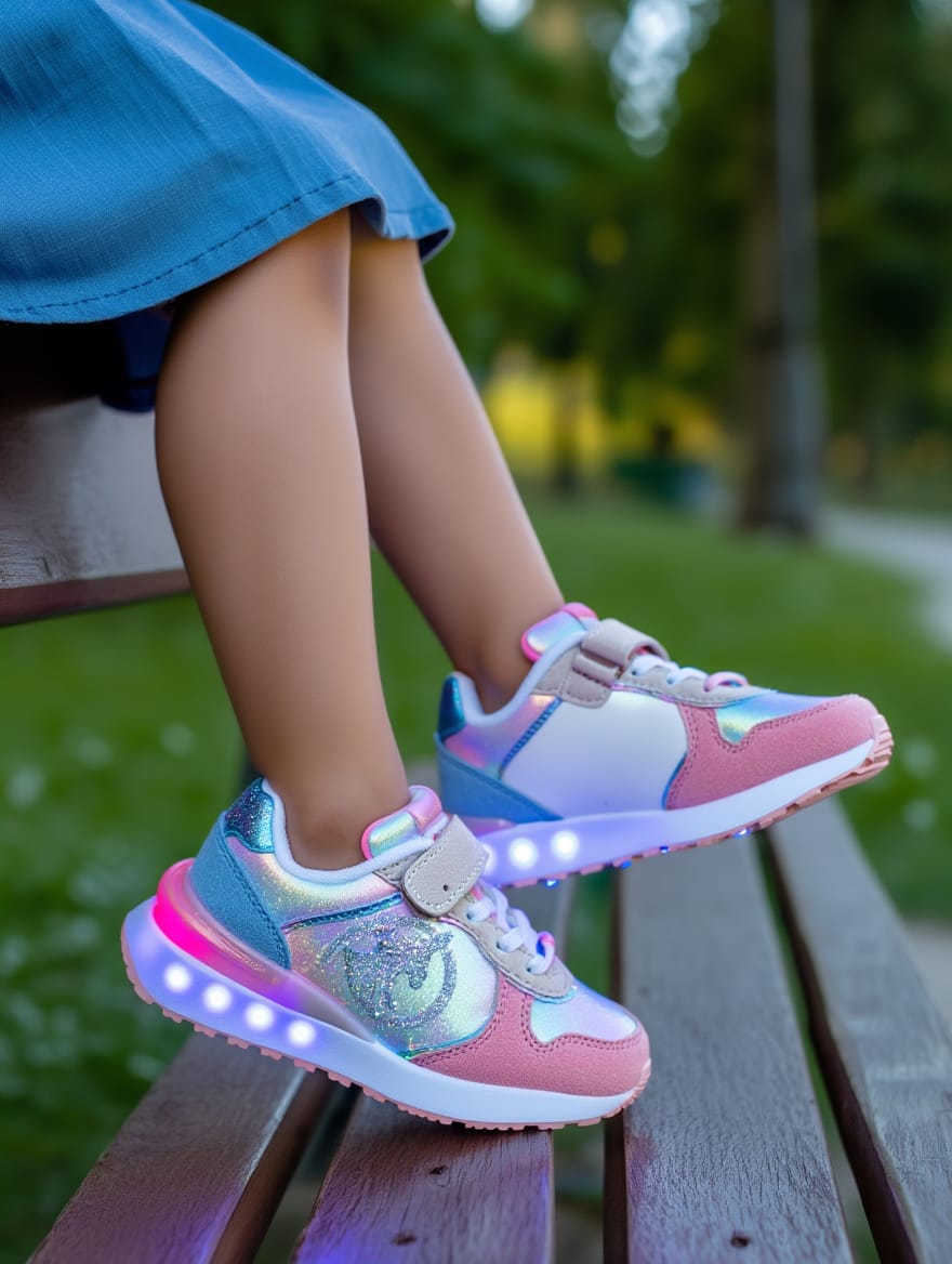Zapatilla Niña Luces Unicornio
