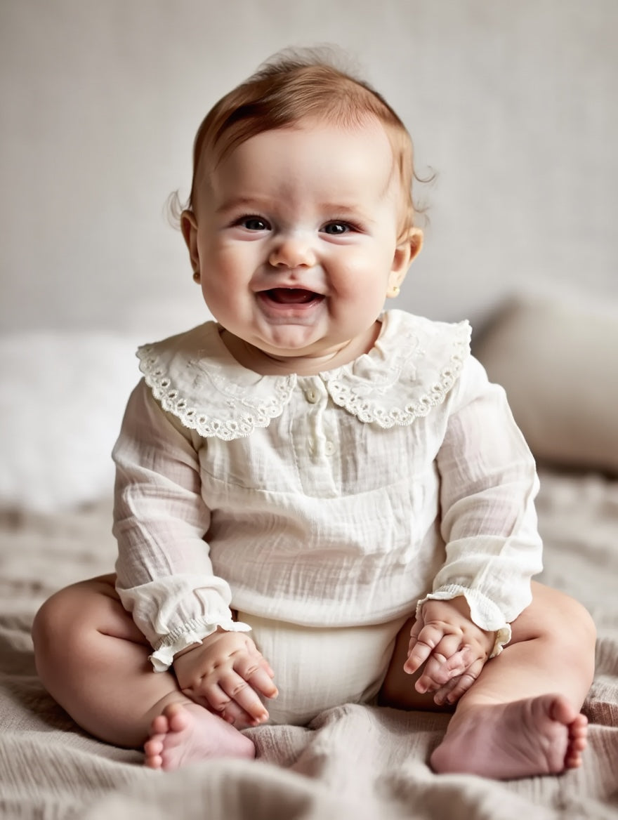 Ranita Blanca Bebe Niña