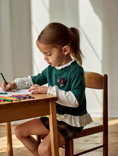 Conjunto Niña Sudadera Y Bermuda