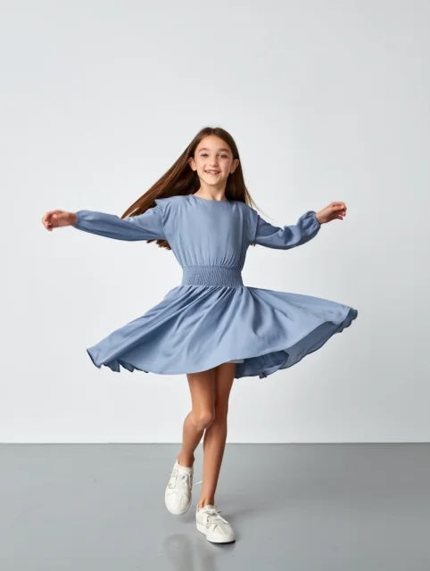 Vestido Azul Chica