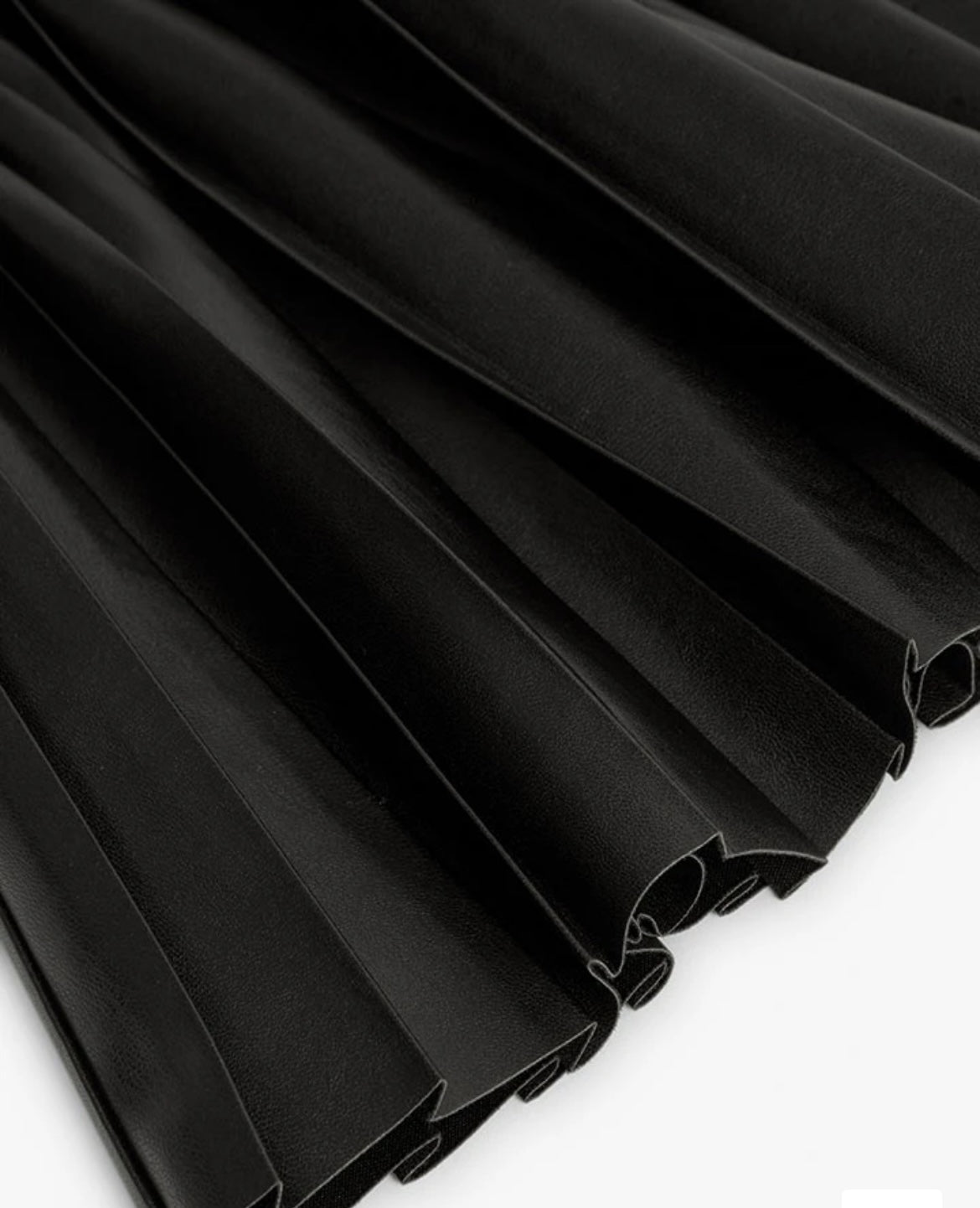 Falda Polipiel Plisada De Niña