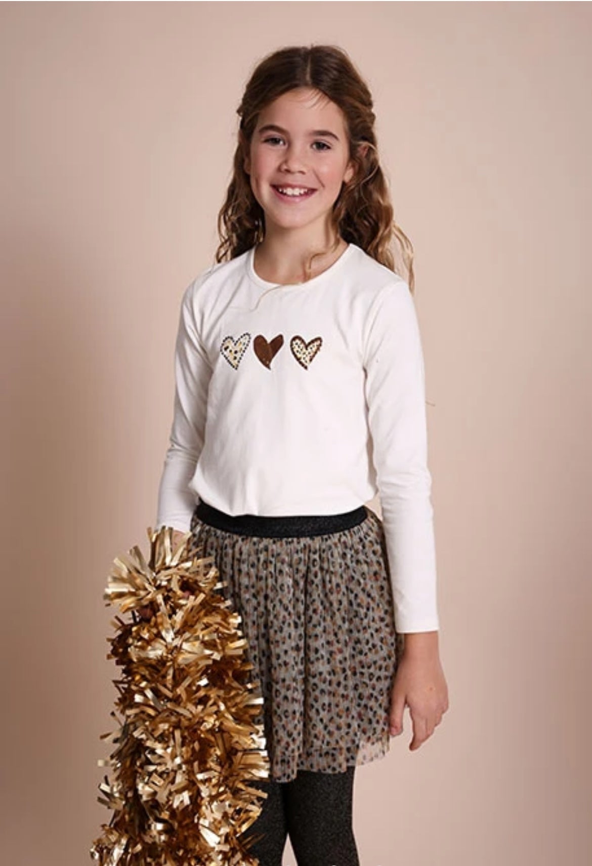 Camiseta Punto Elástico De Niña