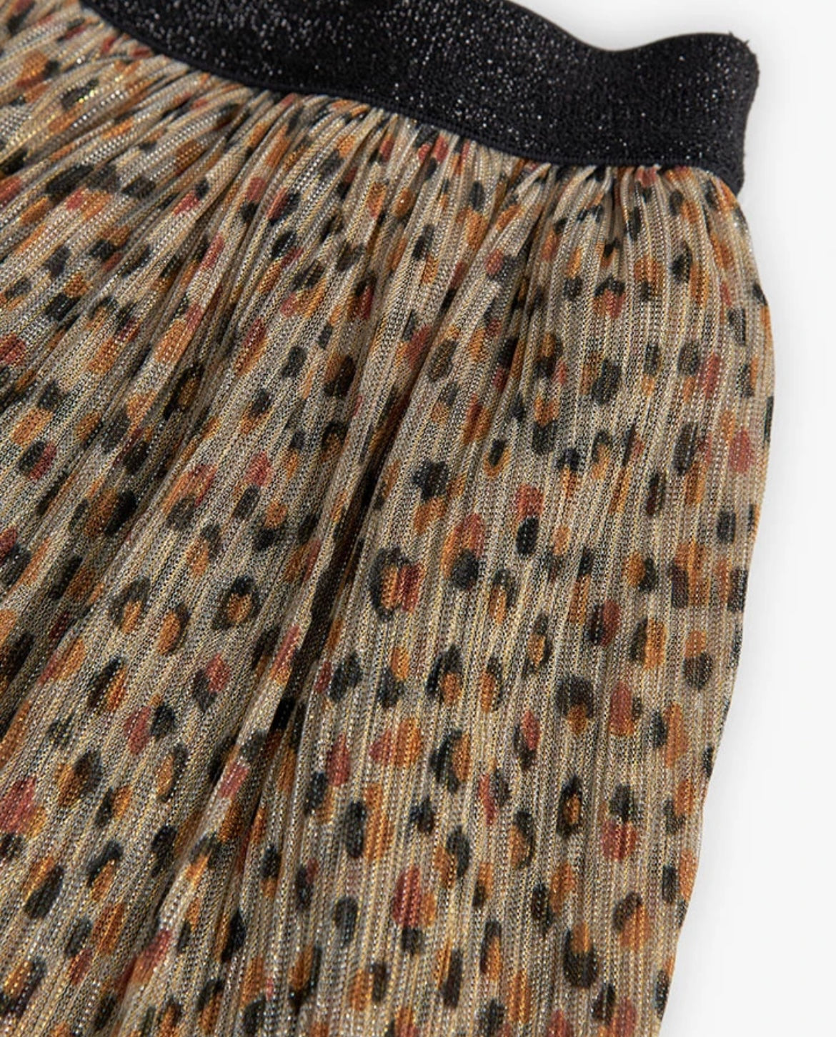 Falda Punto Animal Print De Niña