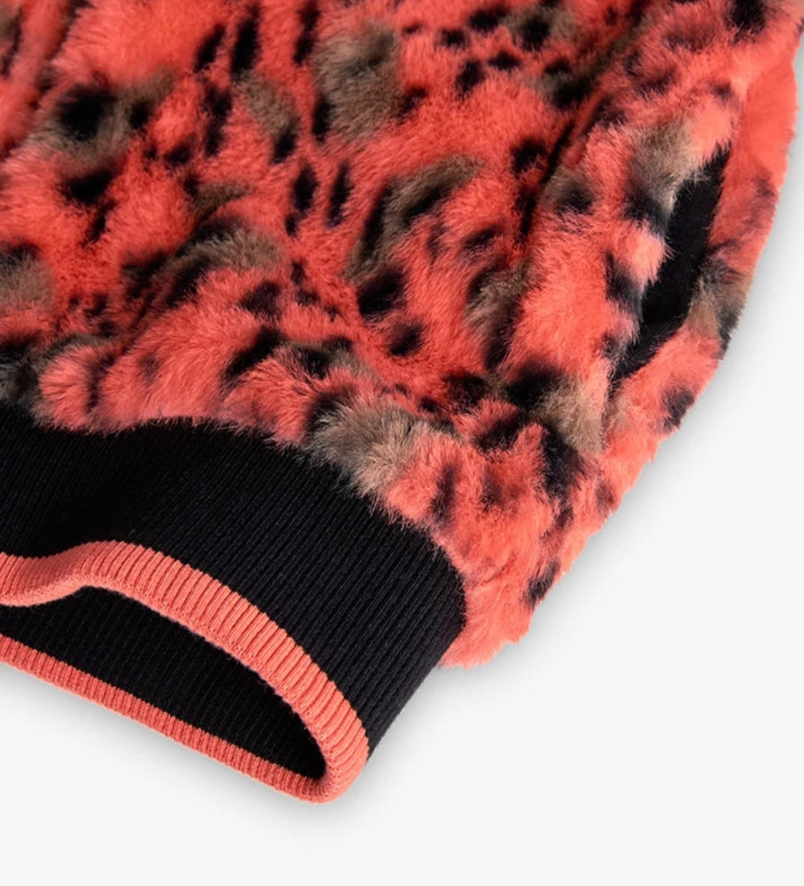 Chaqueta Pelo Con Capucha De Niña