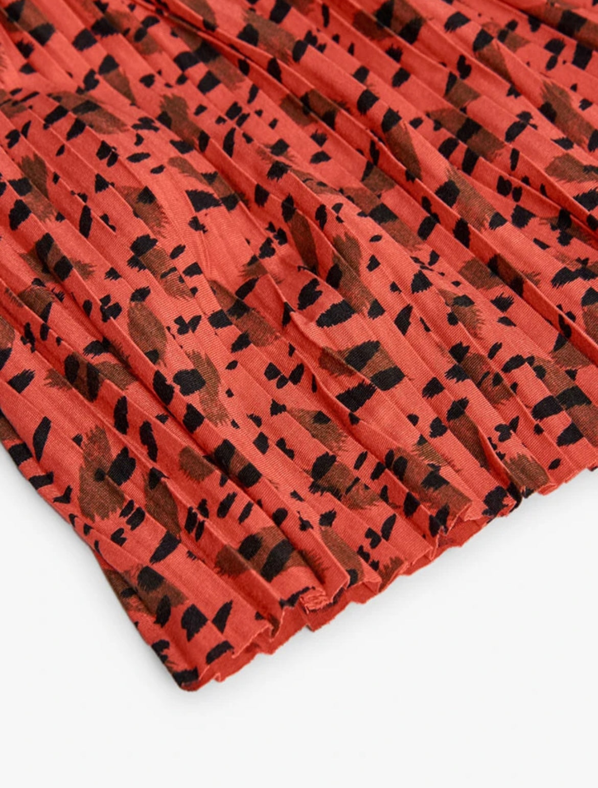 Falda Plisada Estampada De Niña