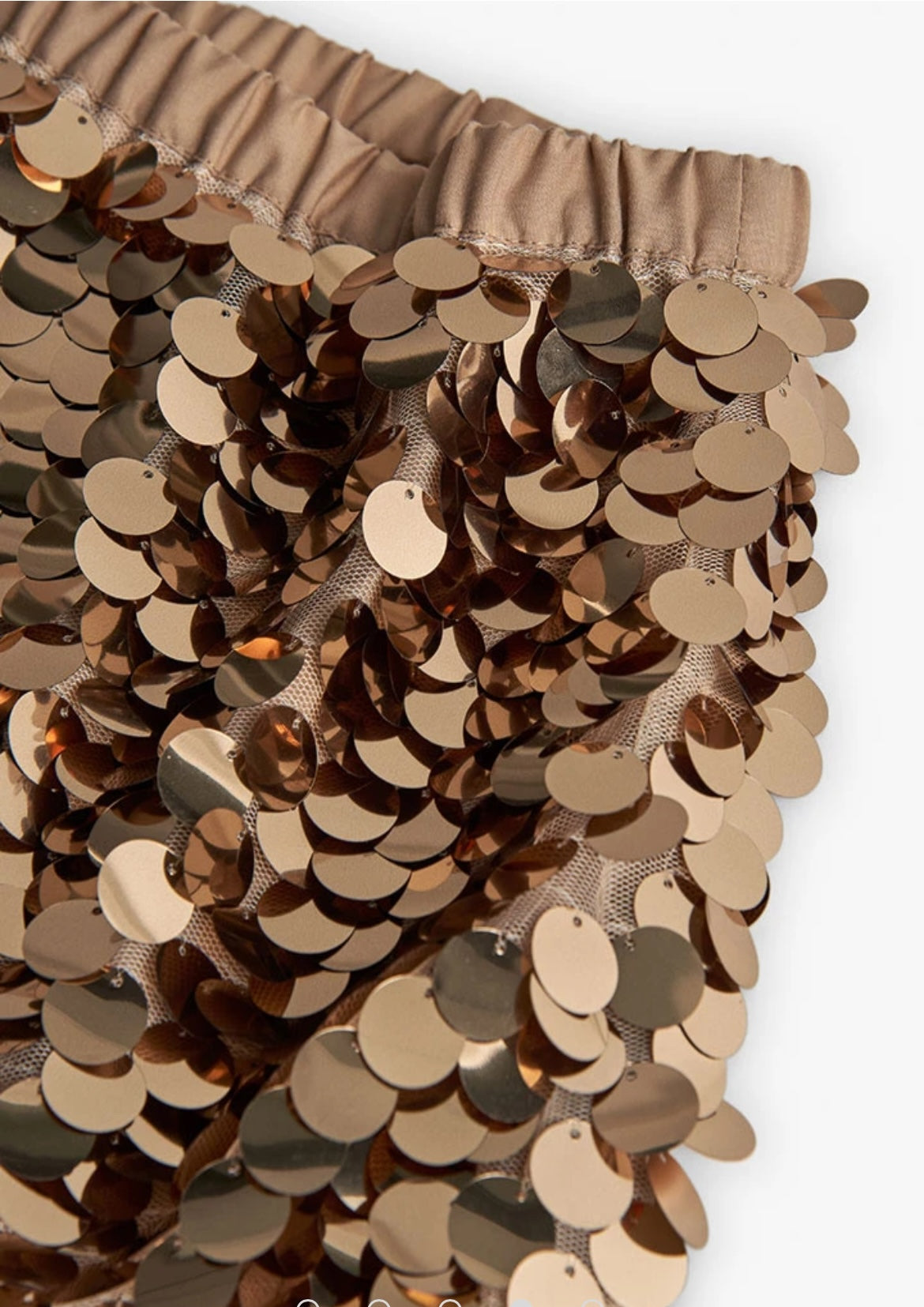 Falda Con Lentejuelas De Niña