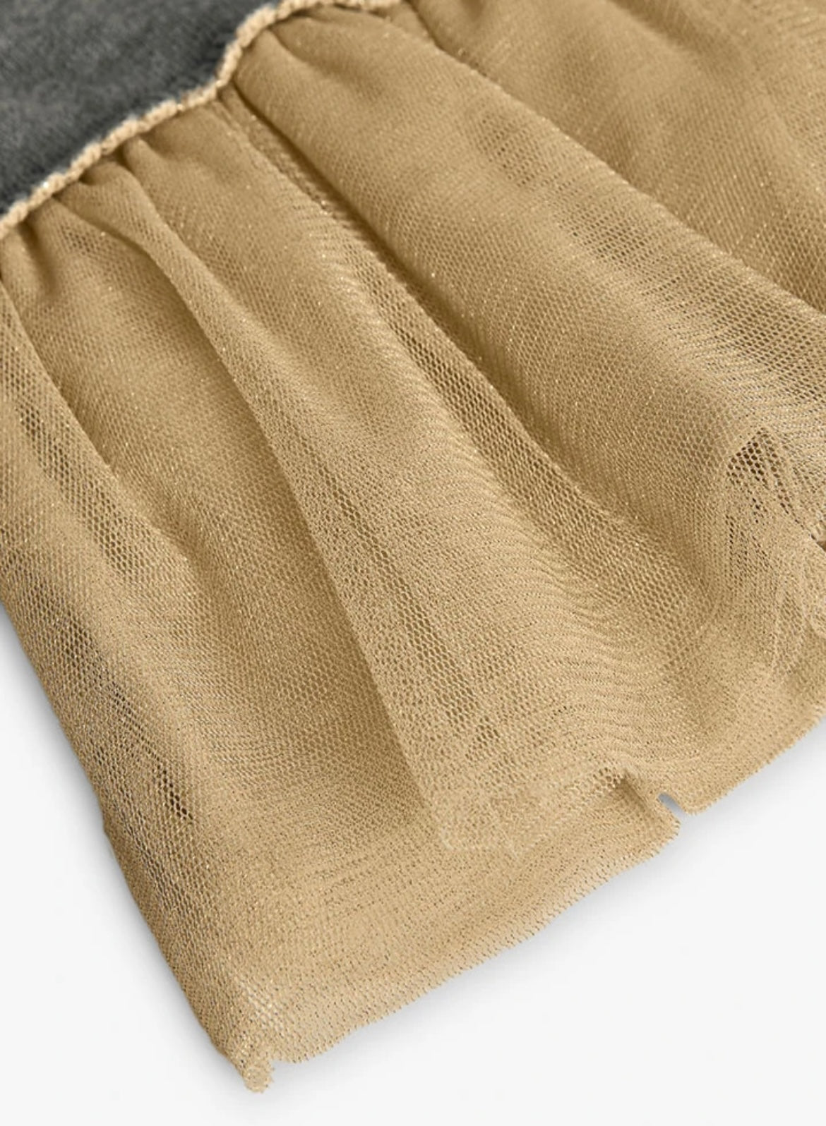 Vestido Tricotosa Combinado De Niña