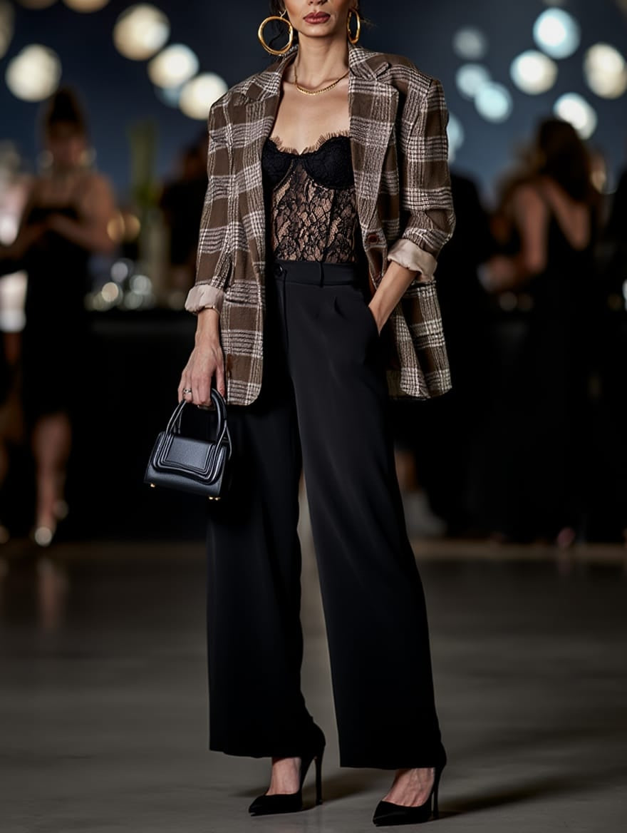 Chaqueta americana cuadros